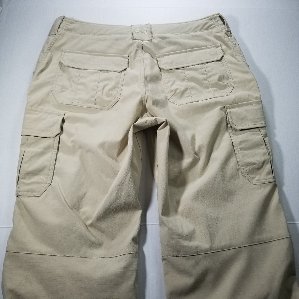 Under Armour Storm Tactical Patrol Pants Mens 36x28 UA Ripstop Khaki Tan - Picture 4 of 9